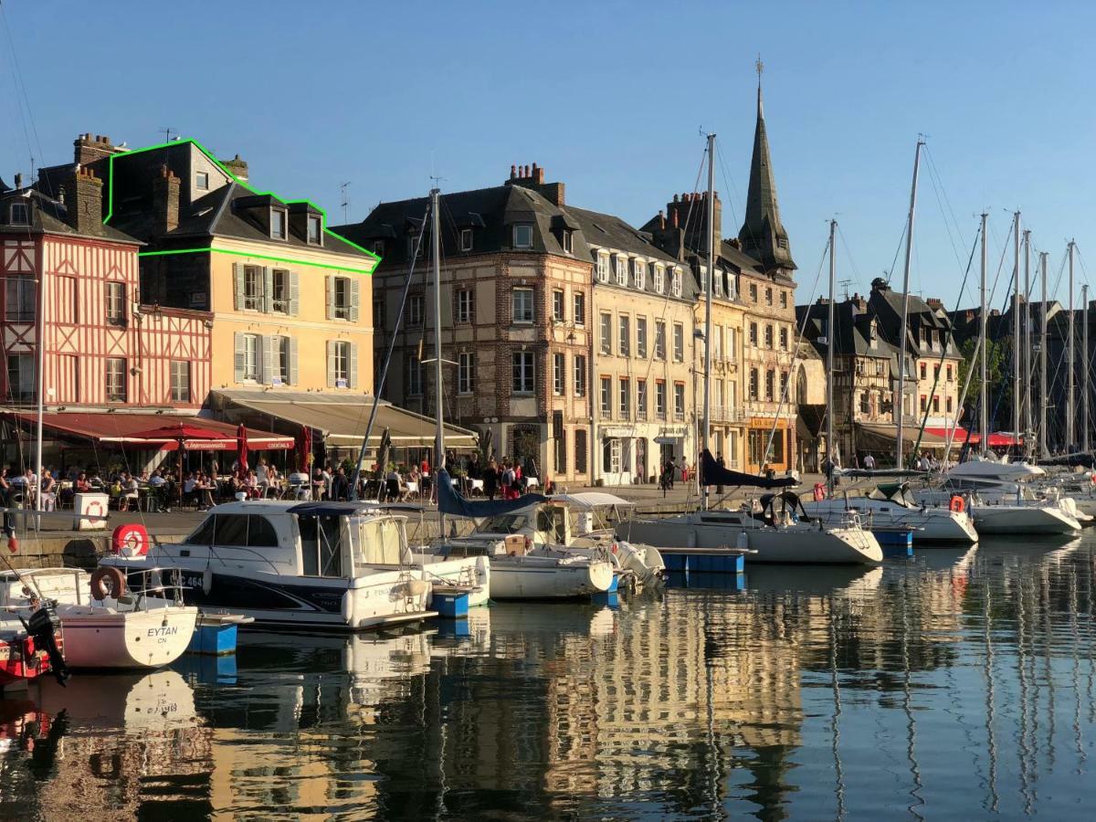 Lucarne Enchantee Apartment Honfleur Exterior foto